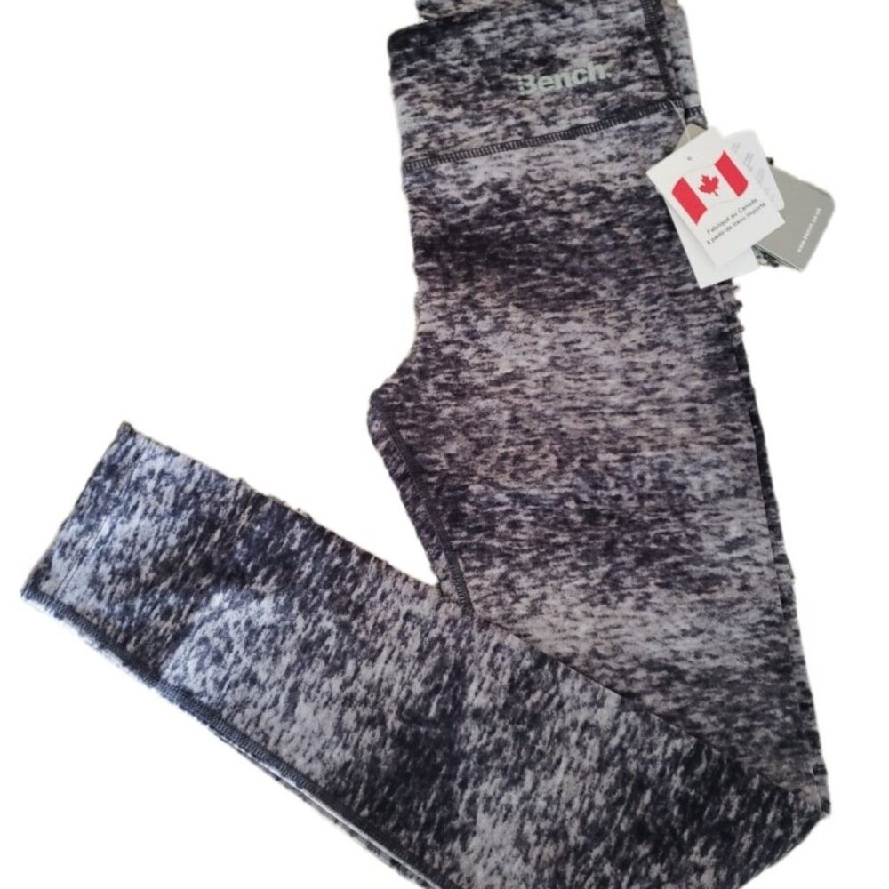 New Bench Women's Nylon Blend UPF Leggings - Neutral Grey - Size Small